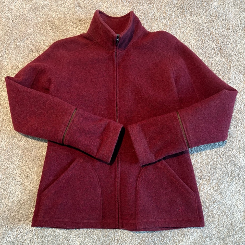 Ibex 100% Merino Wool Shak Jacket, XS
